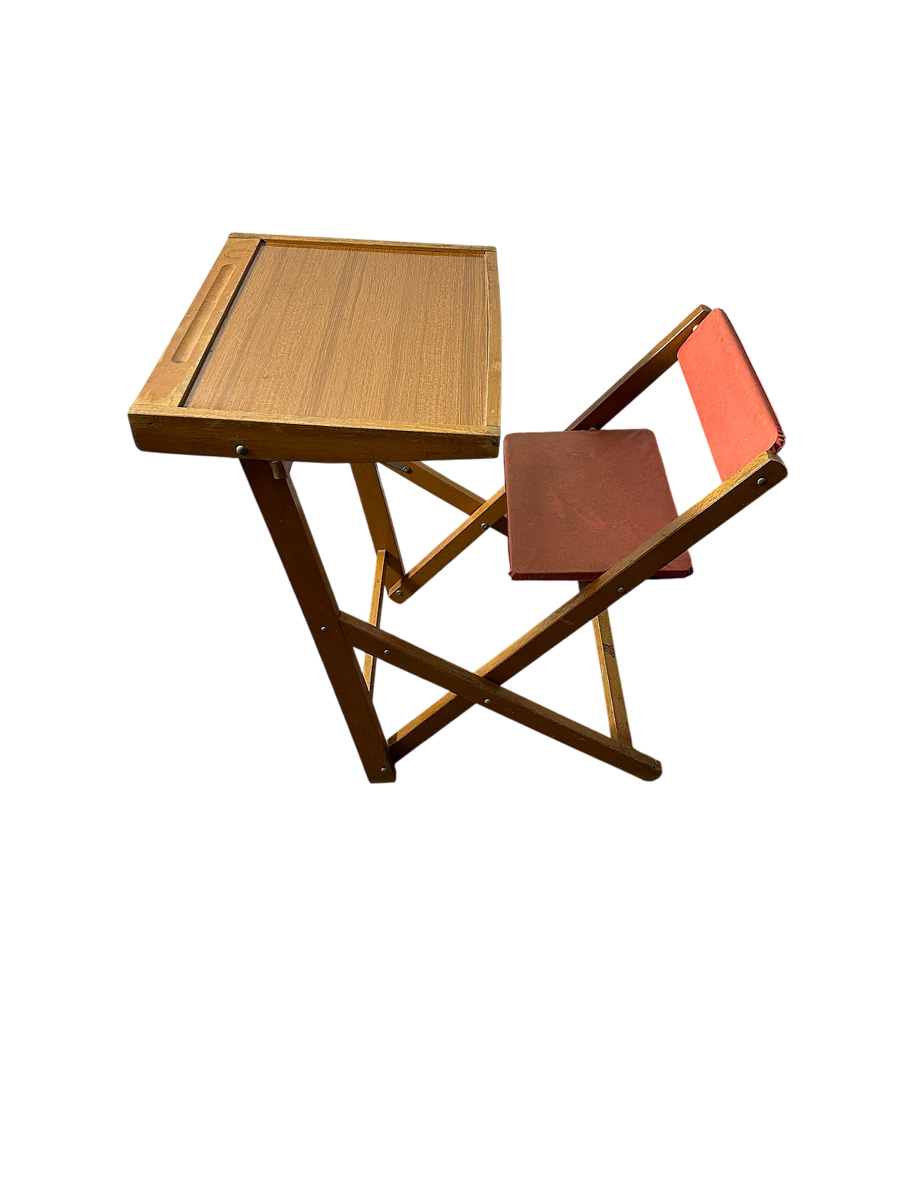 Scrittoio per bambini con sedia incorporata, anni '60 10