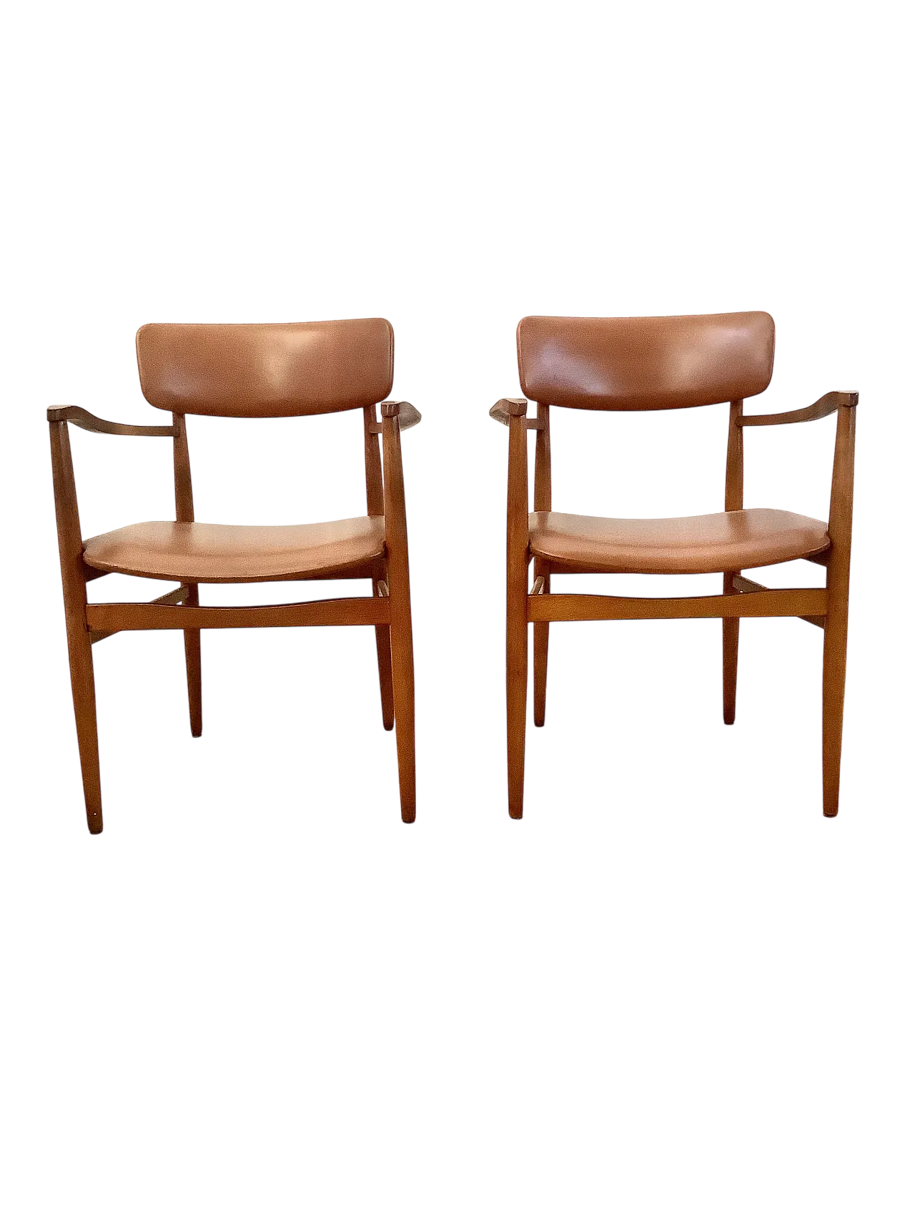 Scandinavian -style armchairs pair in the 50s in Scandinavian style 11