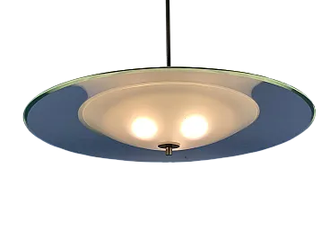 Lampadario anni 50 produzione Fontana Arte design Pietro Chiesa