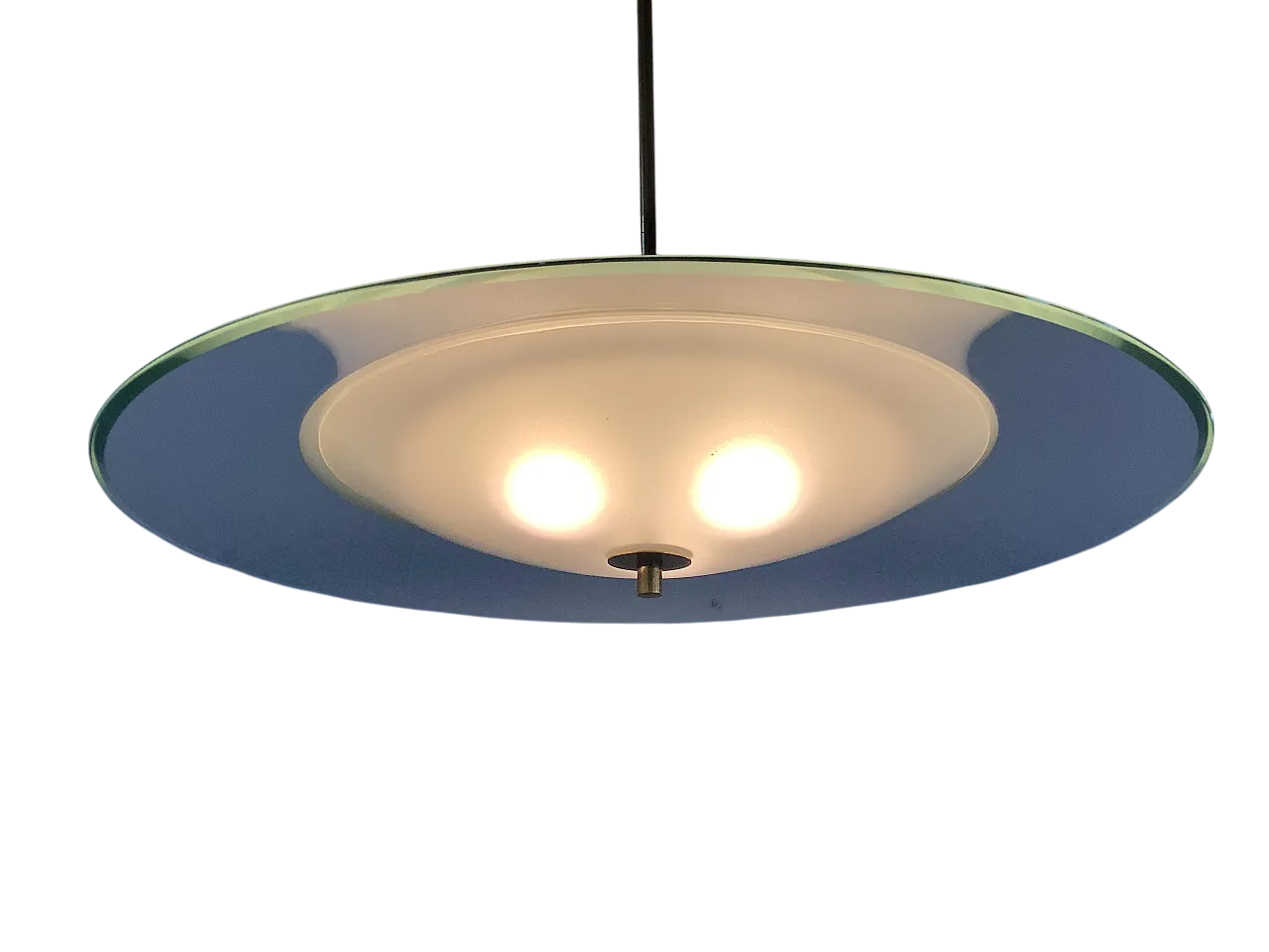 Lampadario anni 50 produzione Fontana Arte design Pietro Chiesa 10