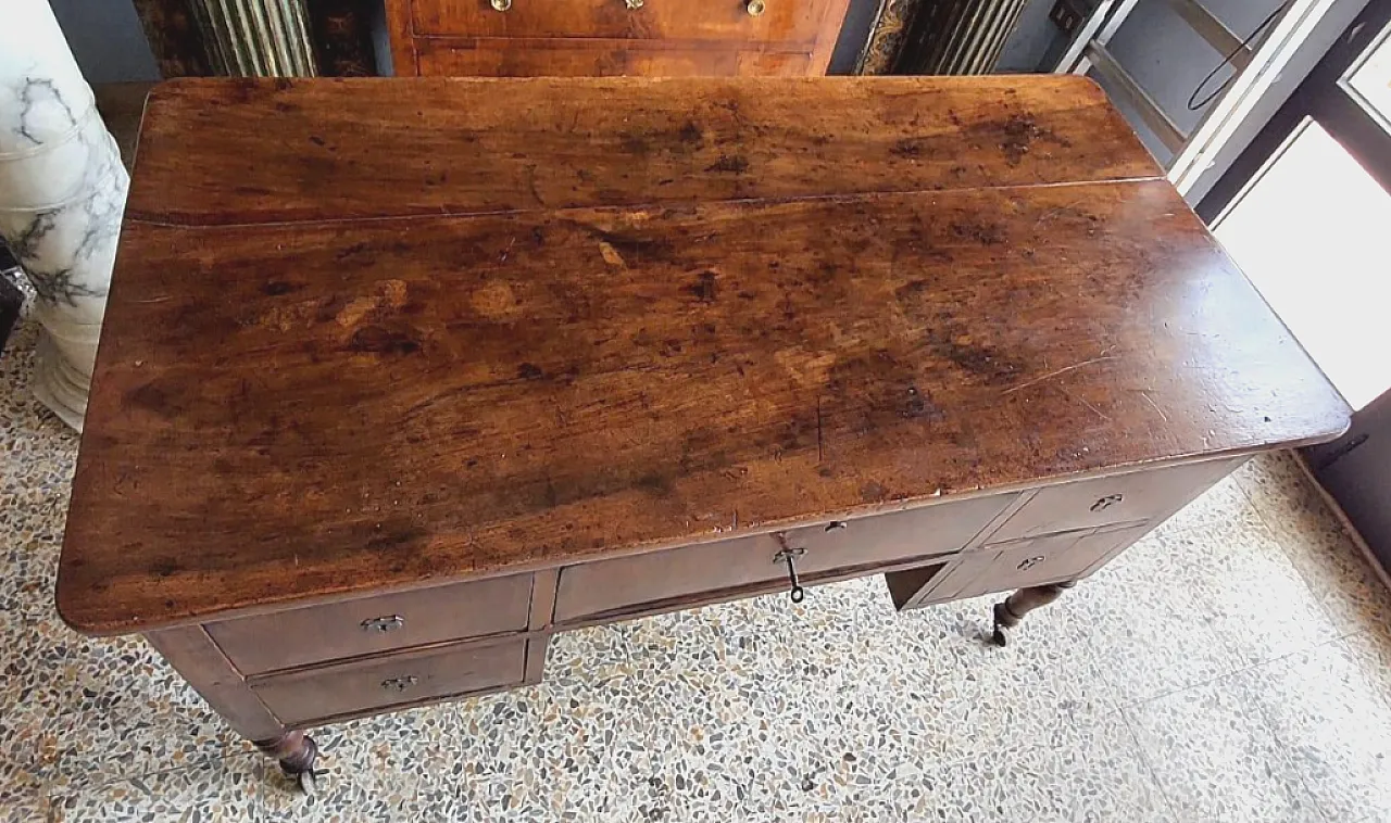 Louis Philippe day desk 5 drawers, metà '800 8