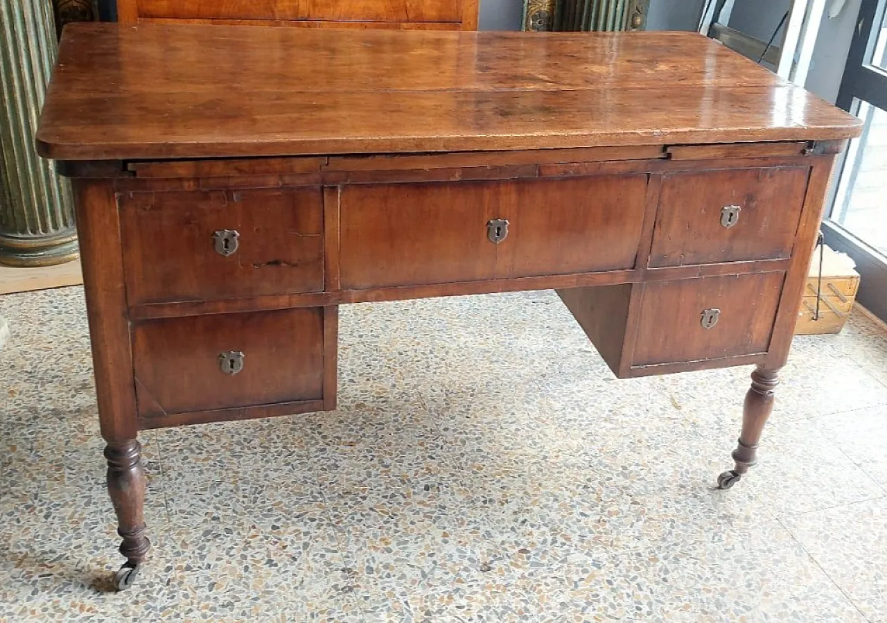 Louis Philippe day desk 5 drawers, metà '800 11
