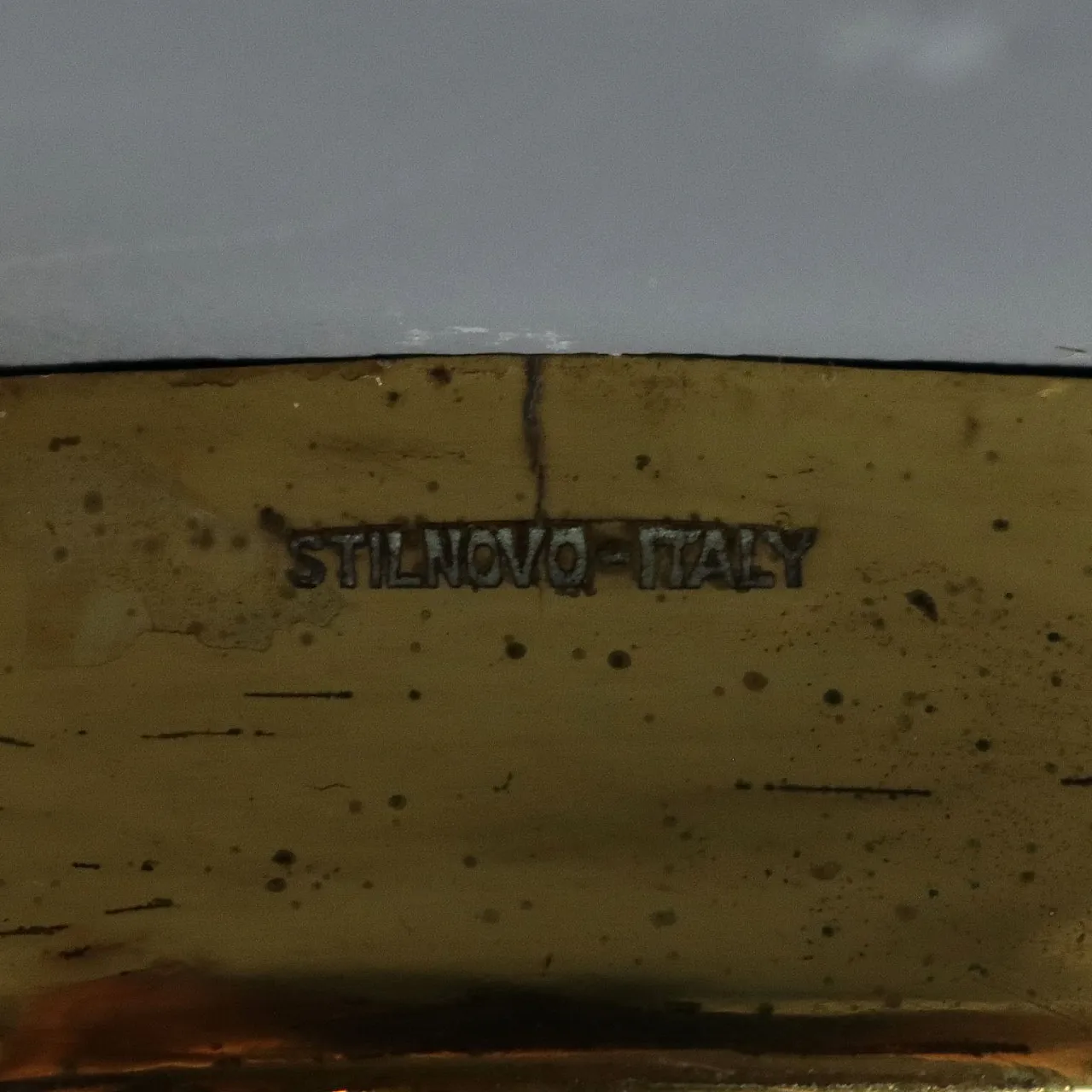 Pair of Stilnovo wall lamps in lacquered metal, 1950s 7