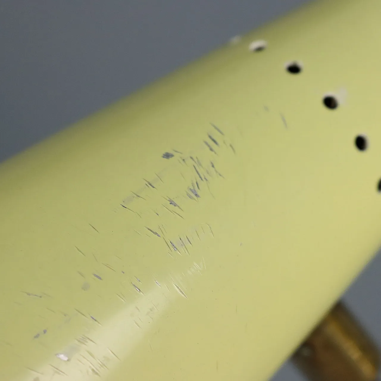 Pair of Stilnovo wall lamps in lacquered metal, 1950s 10