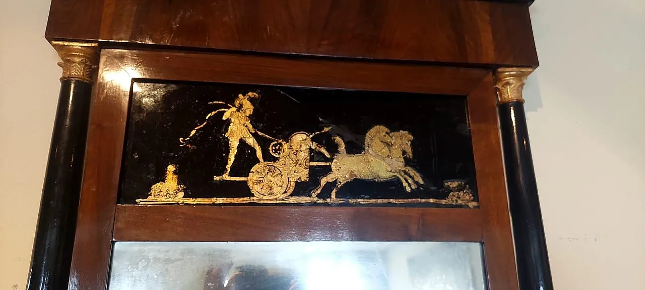 Cassettone Impero con specchiera, primi '800 8