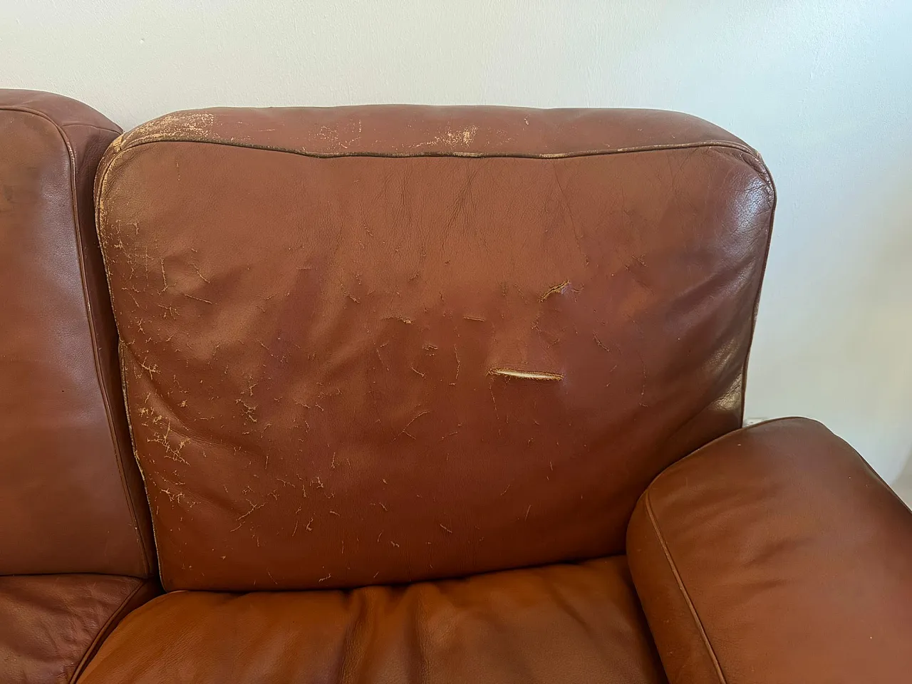 Divani in pelle di Poltrona Frau due e tre posti, anni '90 8