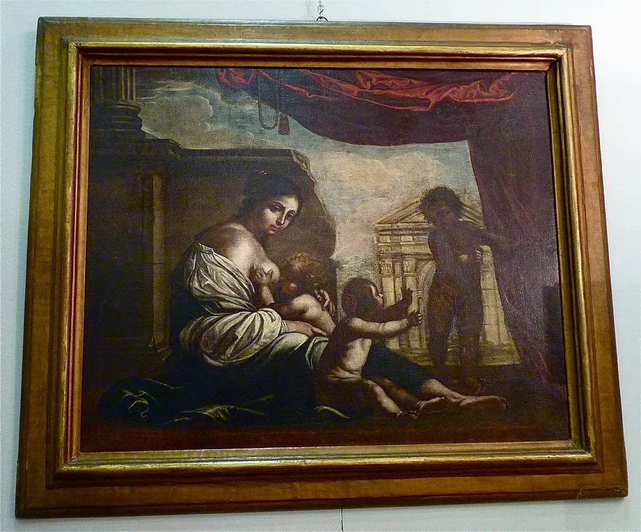 Carità cristiana di Francesco Furini, olio su tela, '600 1