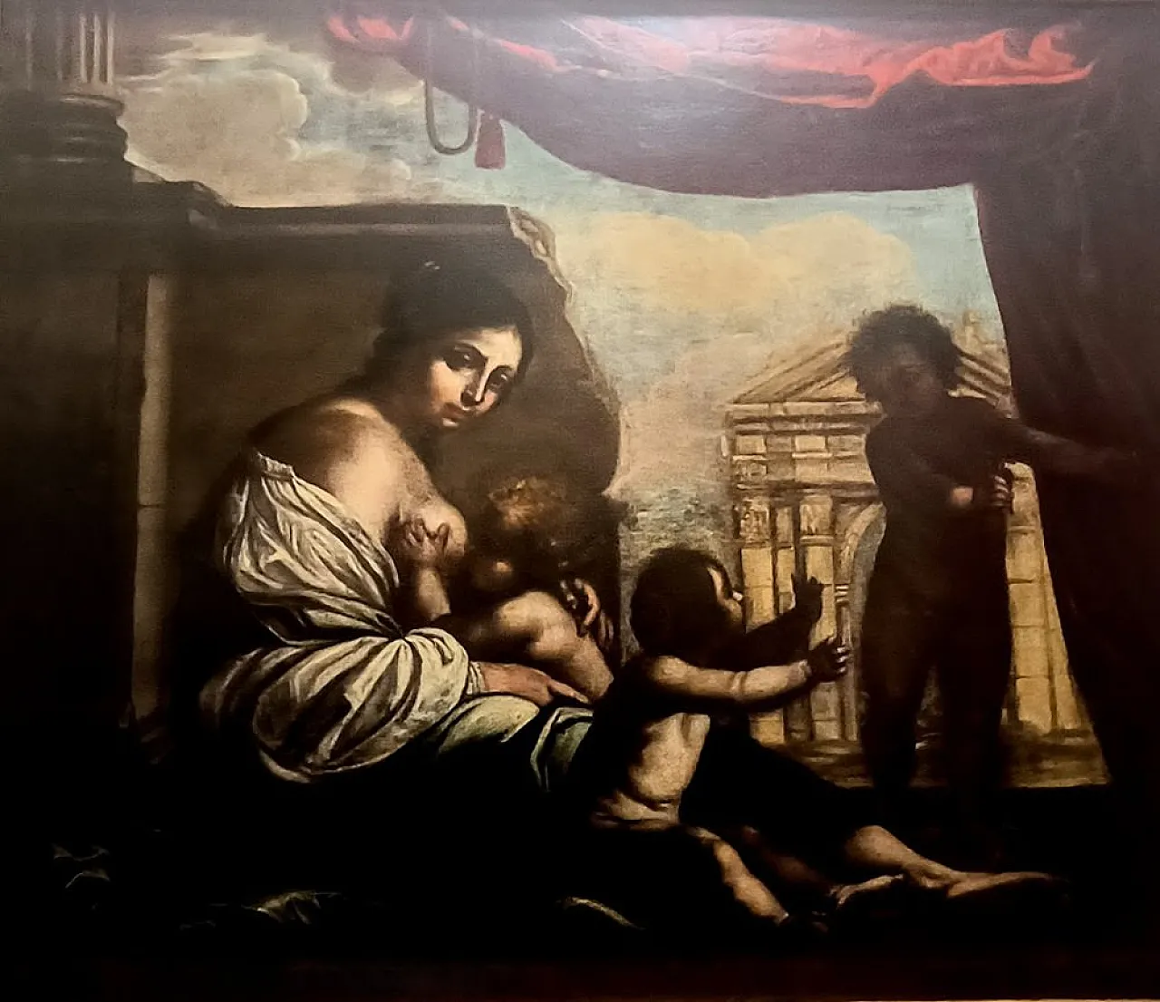 Carità cristiana di Francesco Furini, olio su tela, '600 7