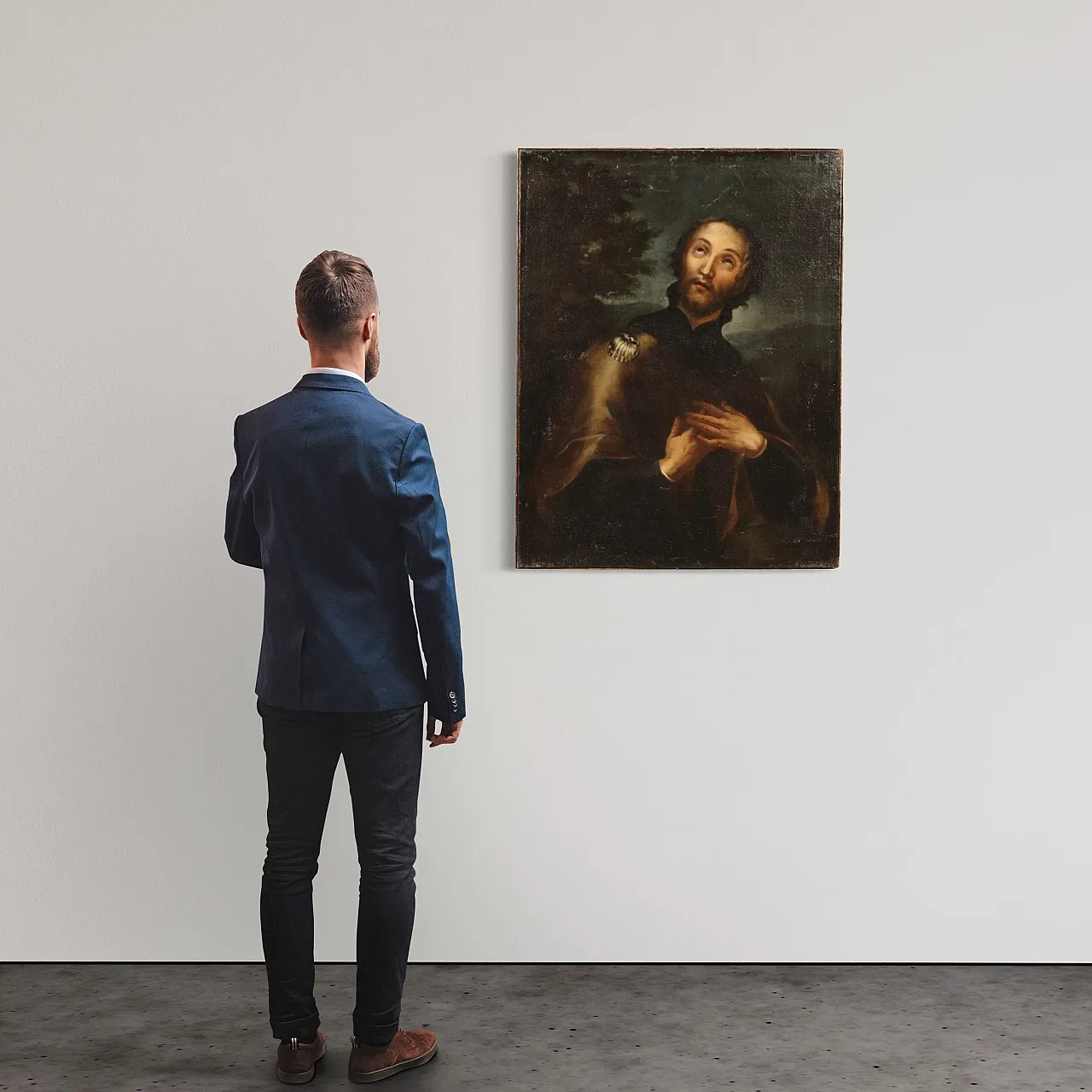 Religious painting San Rocco, '600 3