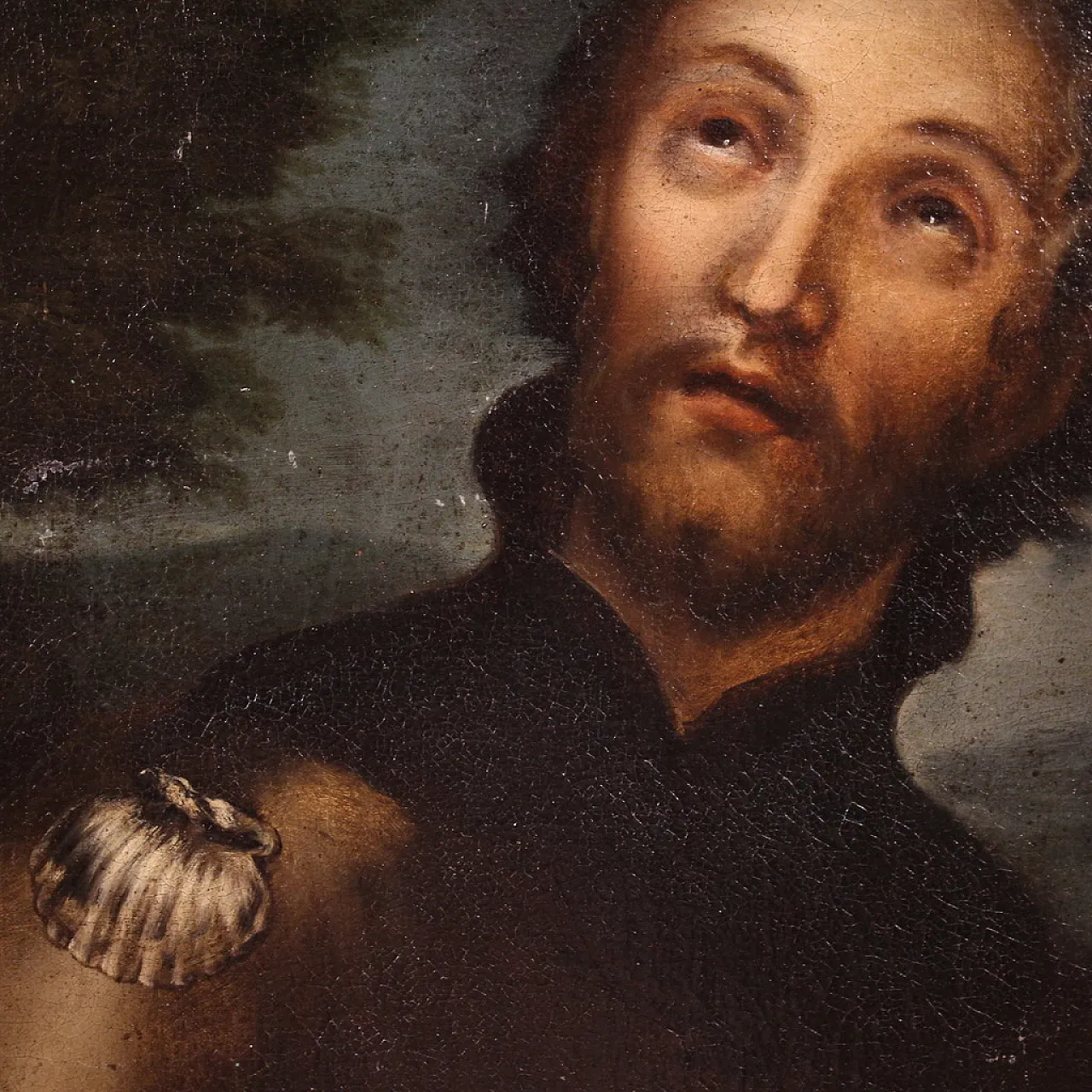 Religious painting San Rocco, '600 7