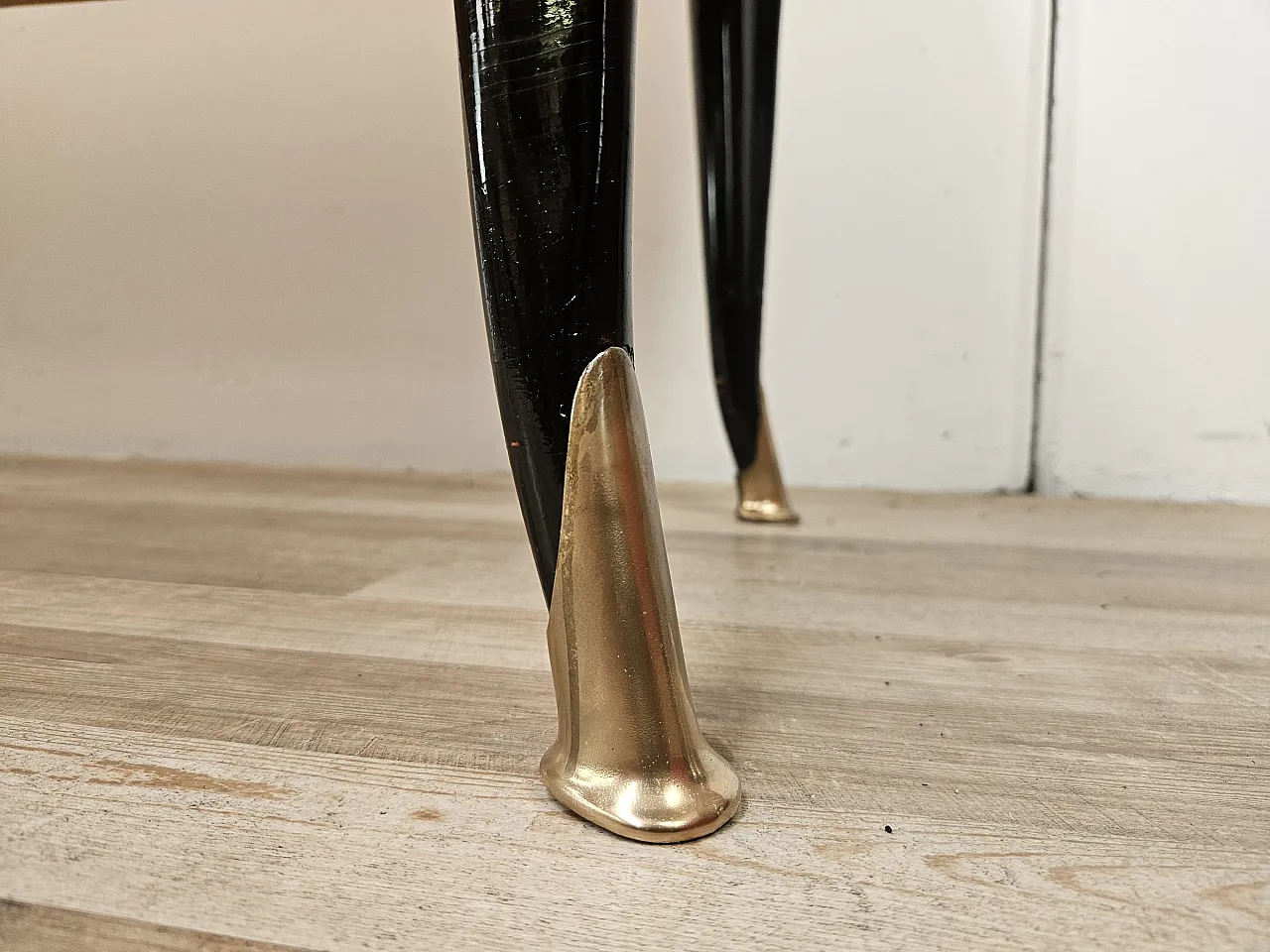 Mid Century drawer in mahogany and mirror, 1950s 27