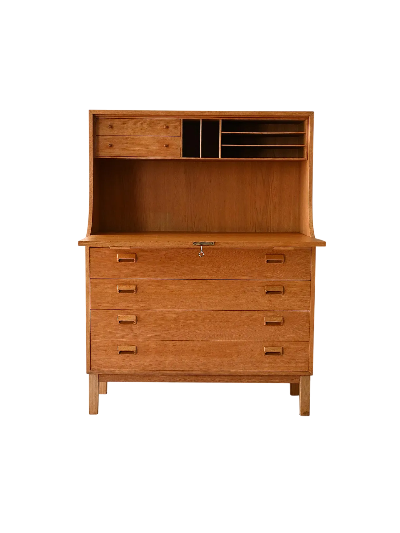 Secrétaire in the 60s oak by Børge Mogensen 10