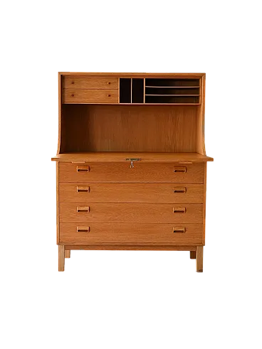 Secrétaire in the 60s oak by Børge Mogensen