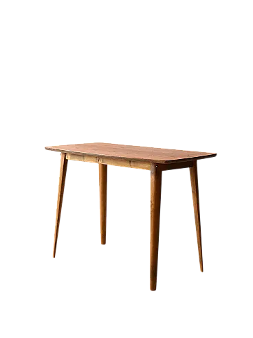 Scandinavian 60s table in Teak and beech