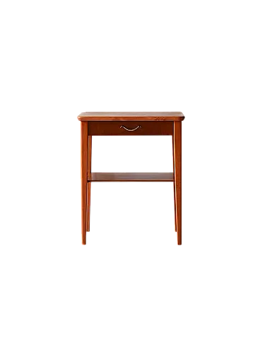 Scandinavian '1950s bedside table and mahogany