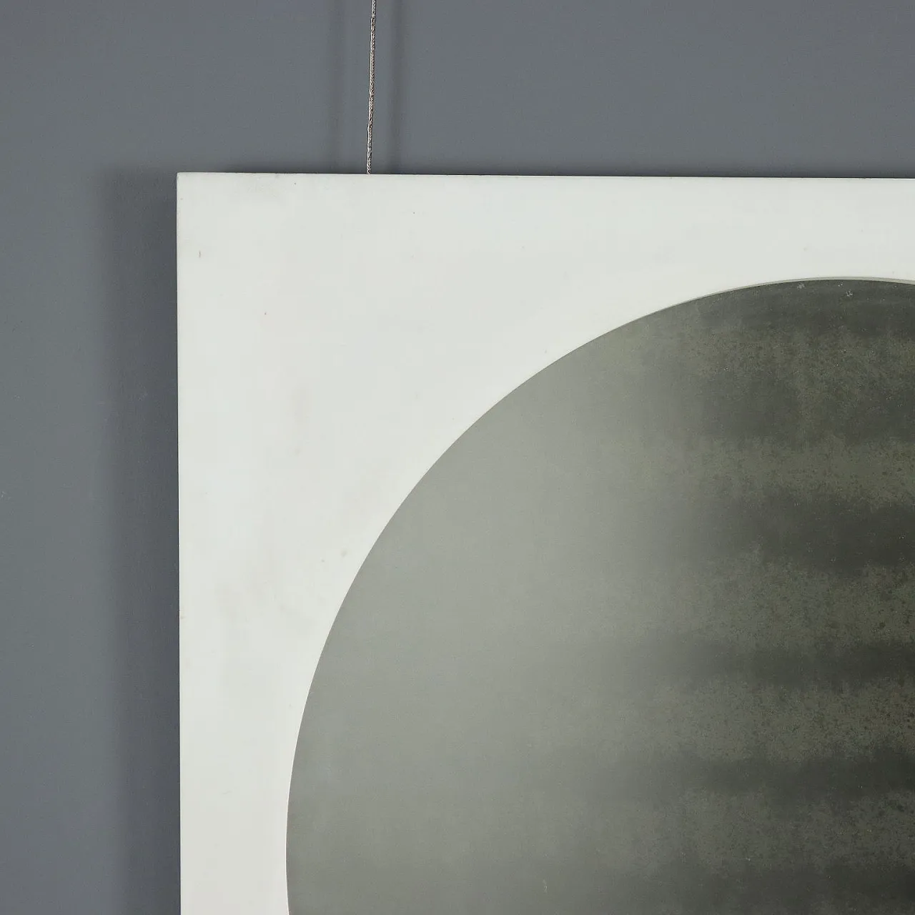 Specchio in vetro Perspex, anni '70 3