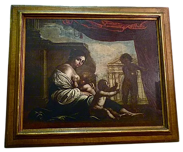 Carità cristiana di Francesco Furini, olio su tela, '600