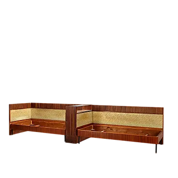 Coppia di letti, anni '60