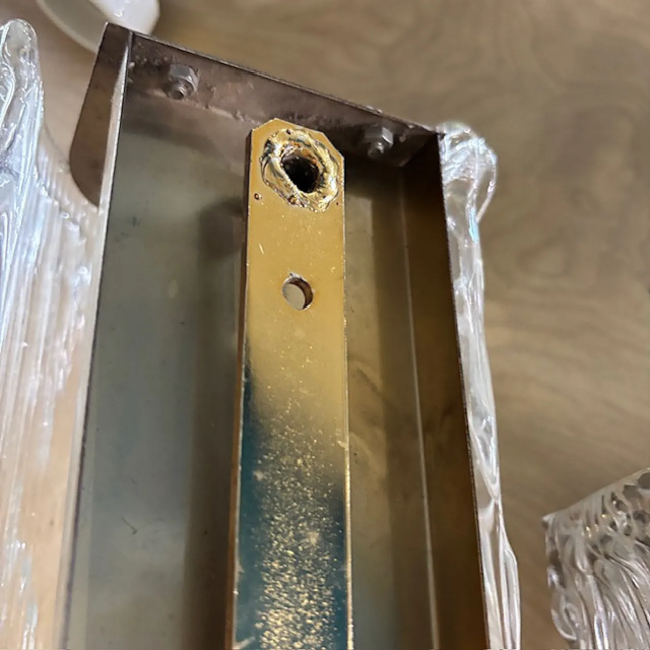 Coppia di appliques Cartaccia in Murano Glass di Venini, anni '60 9