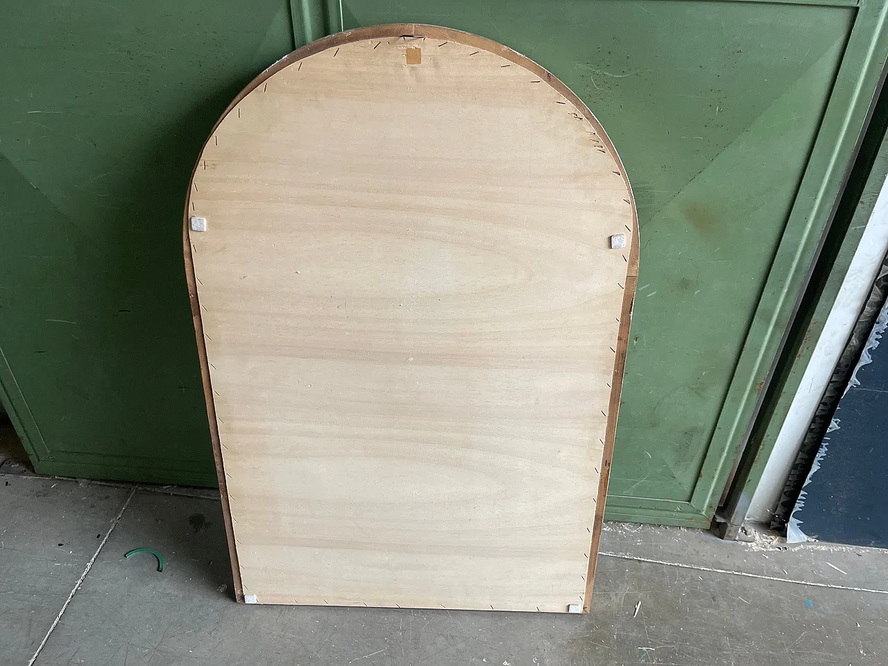 Italian Arched Beveled Glass Mirror, 1980s 3