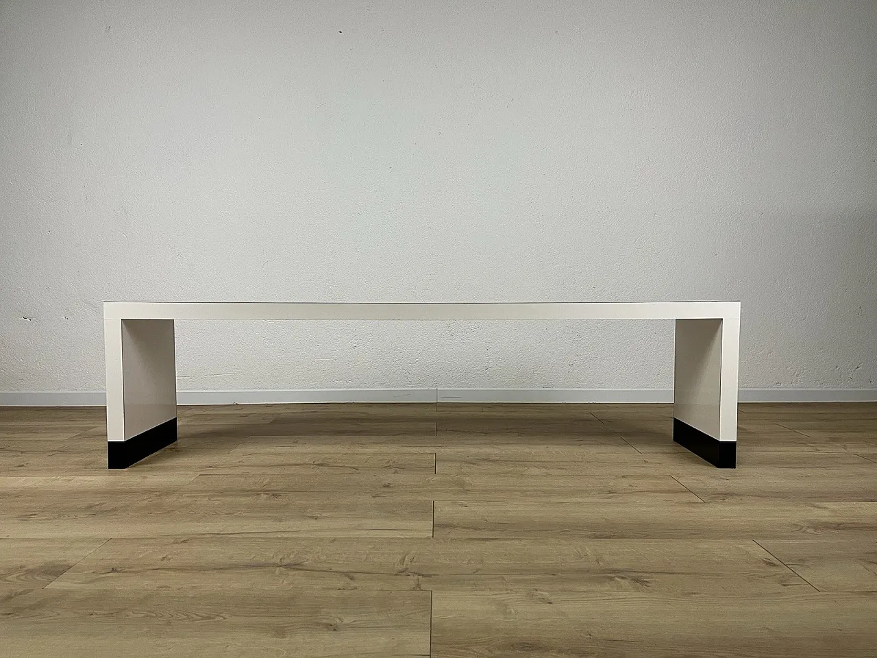 Laminated wood bench, 1980s 1