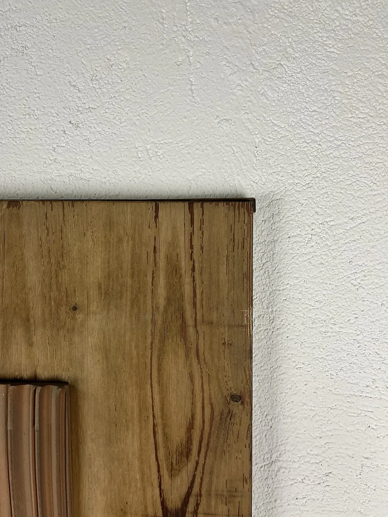 Wood and terracotta panel, 1980s 7