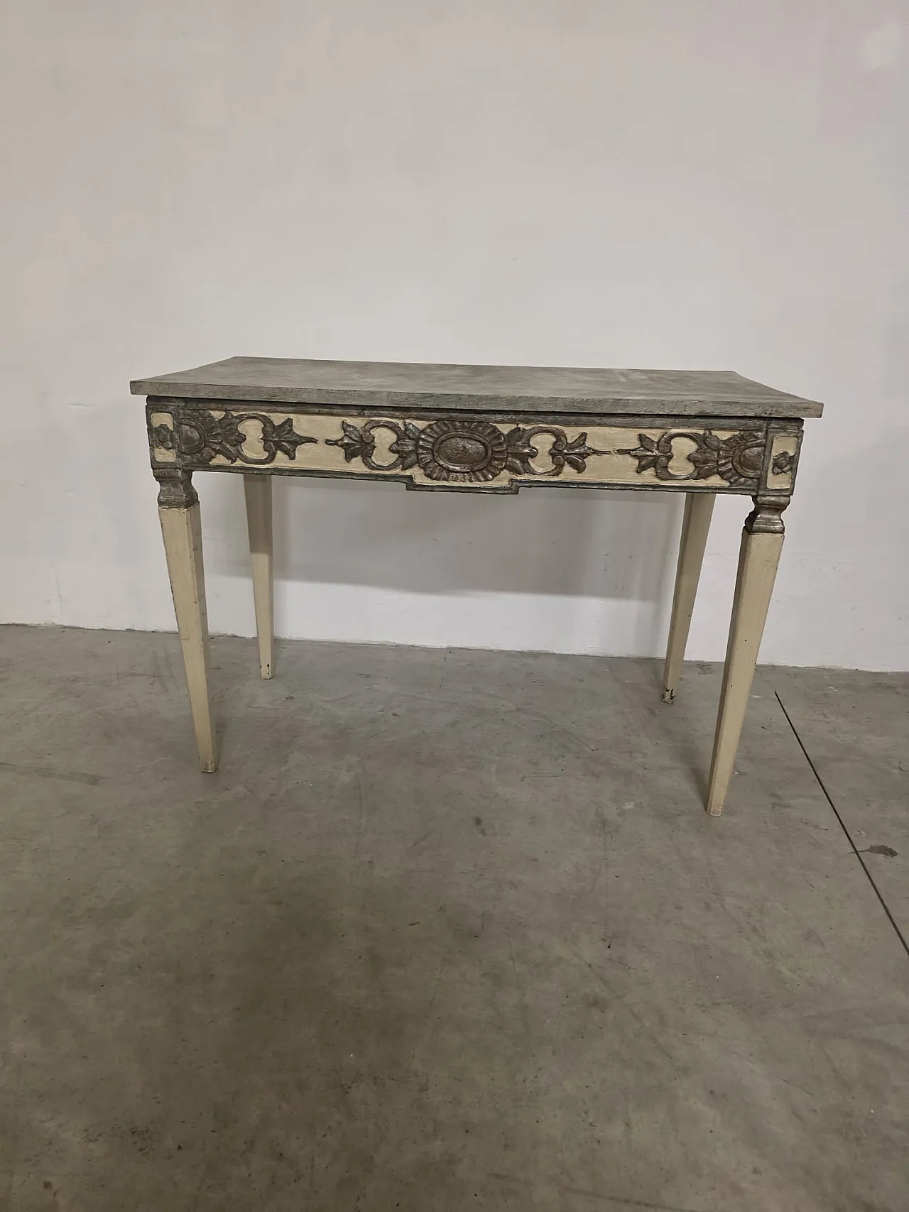 Decorative console Louis XVI style, 20th century 5