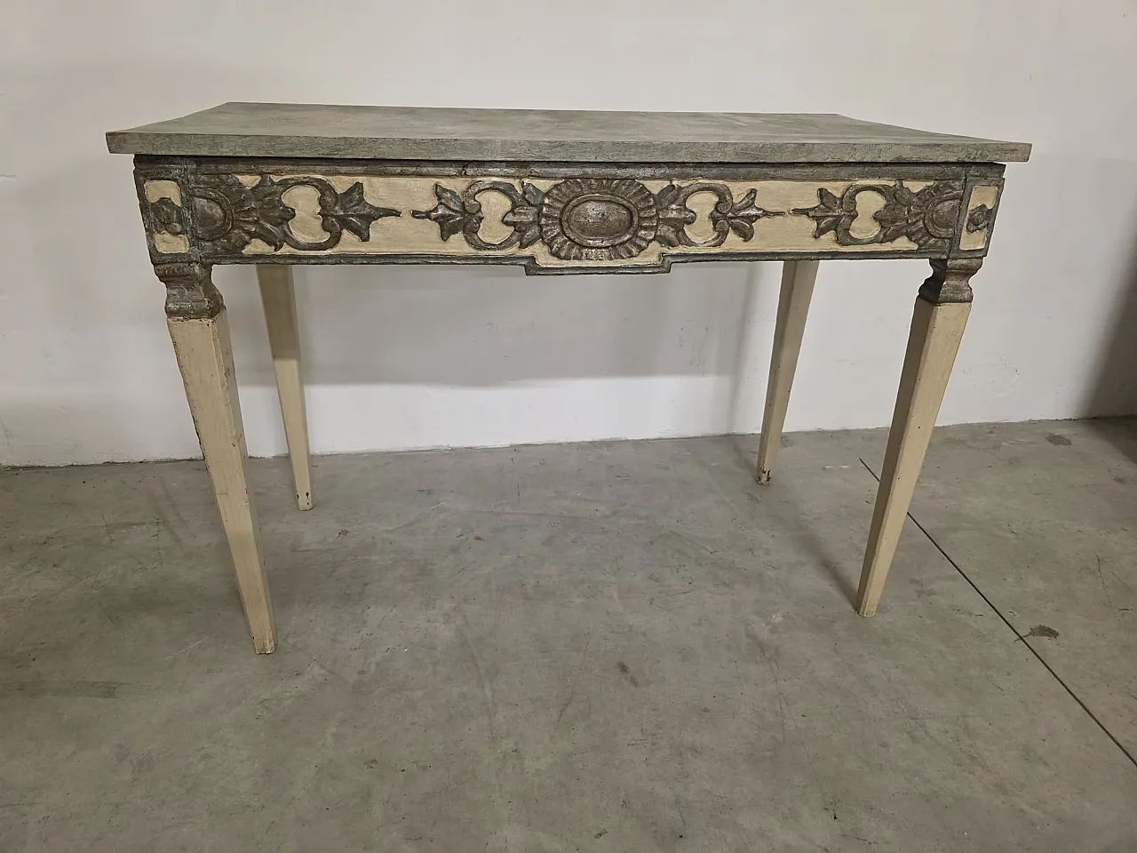 Decorative console Louis XVI style, 20th century 7
