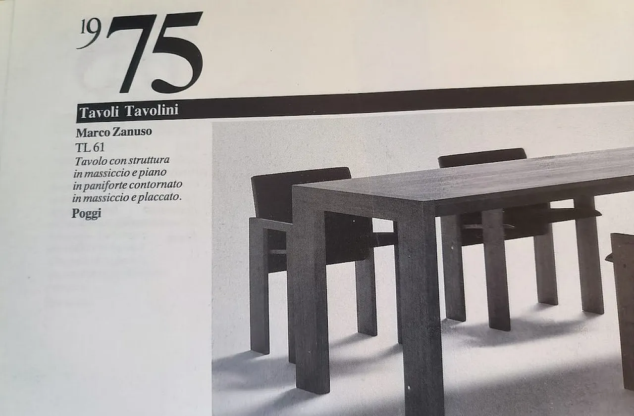 Tl61 Extendable Dining Table by Marco Zanuso for Poggi, Italy, 1975 8