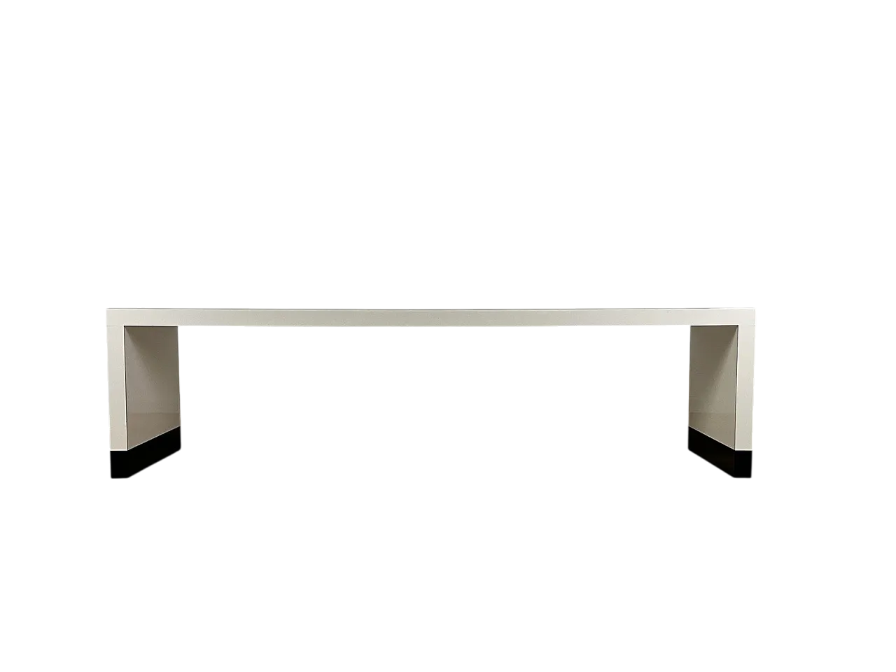 Laminated wood bench, 1980s 12