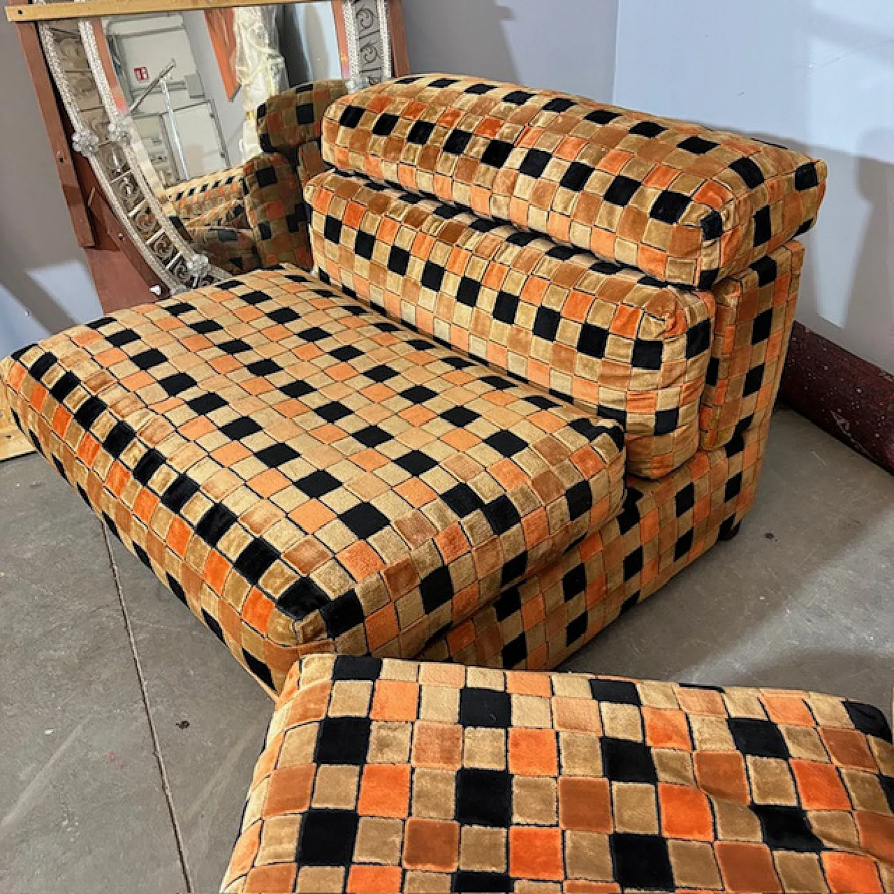 Coppia di poltrone Erasmo di Afra e Tobia Scarpa per B&B, '900 10