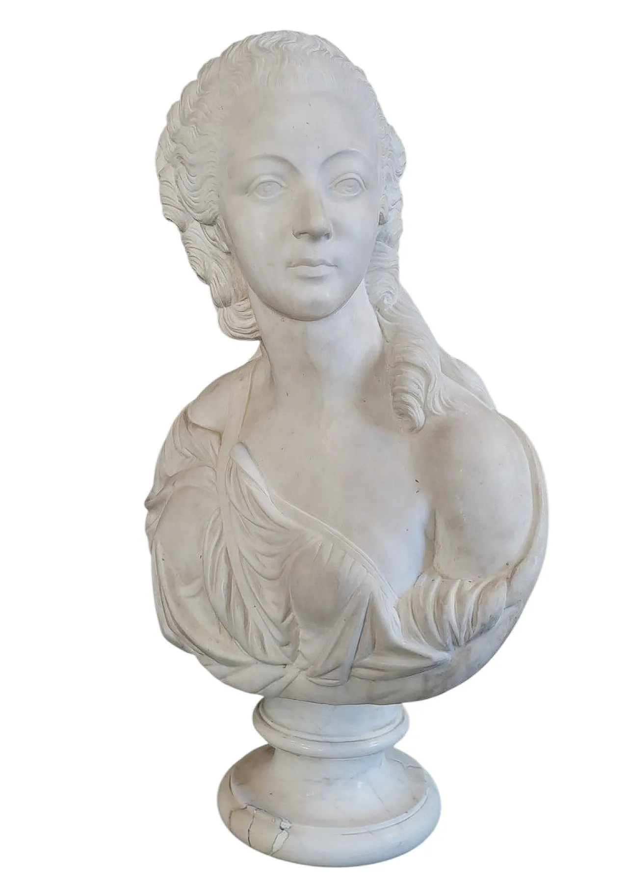 Ritratto di Madame du Barry, busto in marmo, '800 2