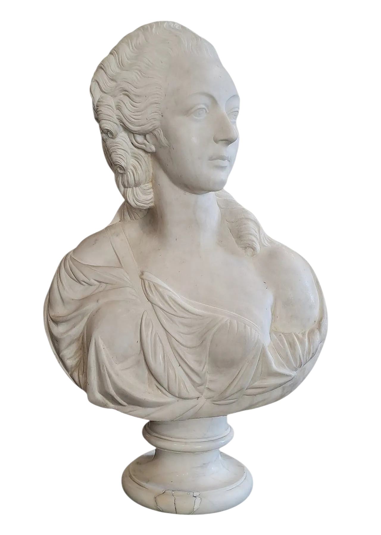 Ritratto di Madame du Barry, busto in marmo, '800 10