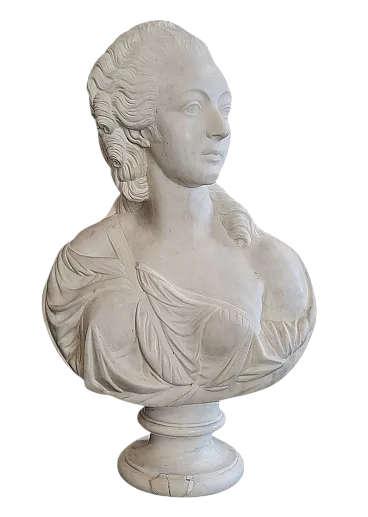 Portrait of Madame du Barry, marble bust, 19th century