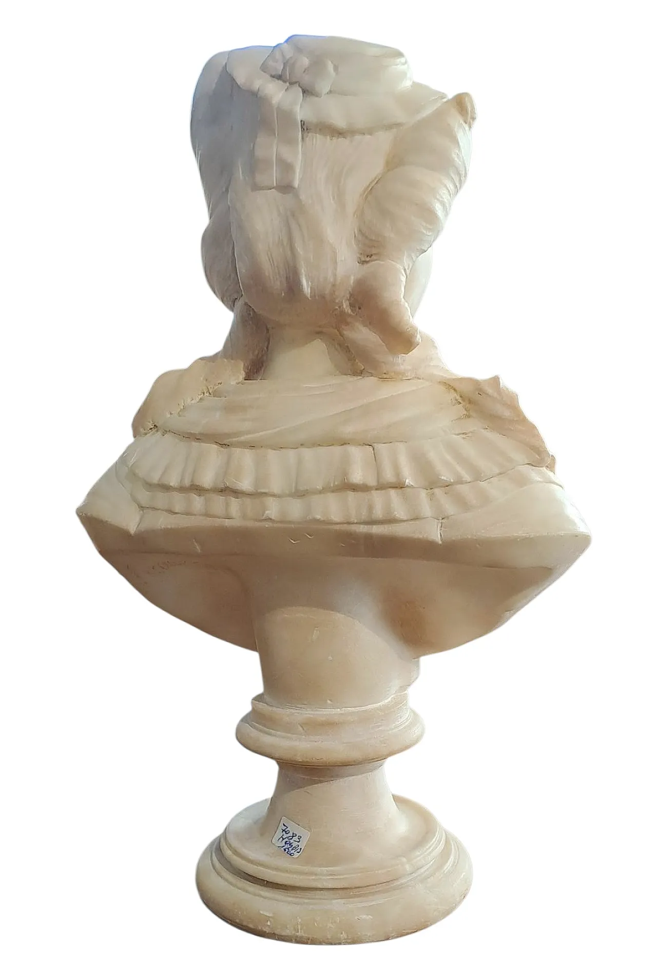 Busto di Maria Antonietta in alabastro, '800 4
