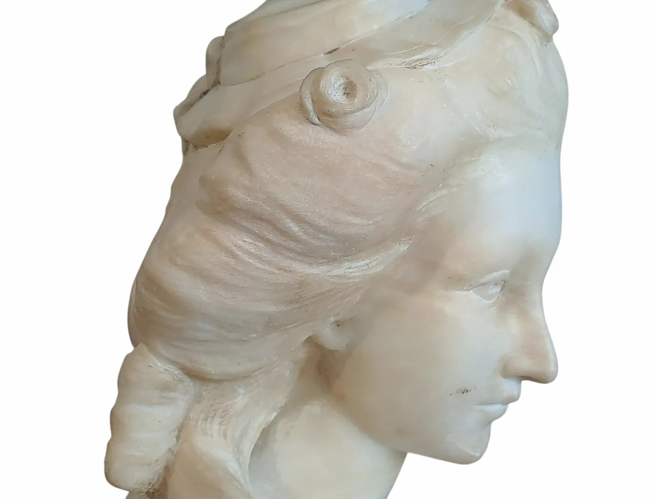 Busto di Maria Antonietta in alabastro, '800 7