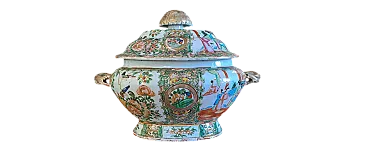 Zuppiera in porcellana di Canton, '800