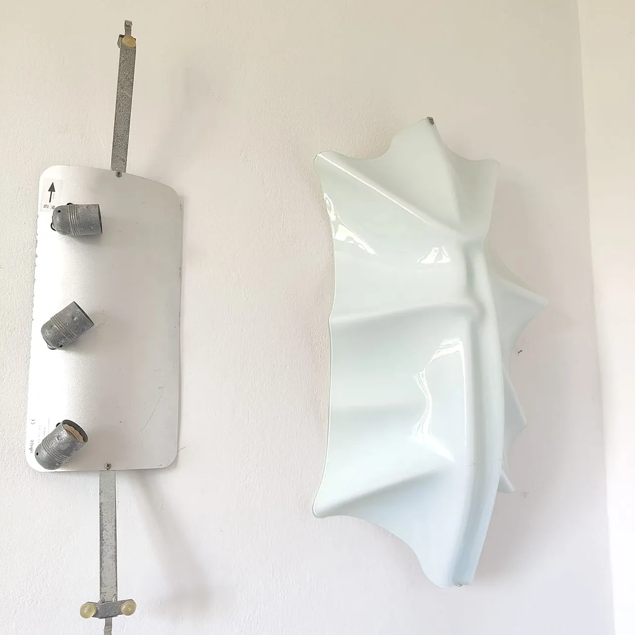 Pair of Murano glass sconces by Toni Cordero for Oluce, 2000s 2