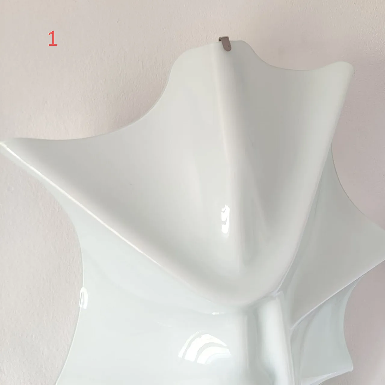 Pair of Murano glass sconces by Toni Cordero for Oluce, 2000s 5