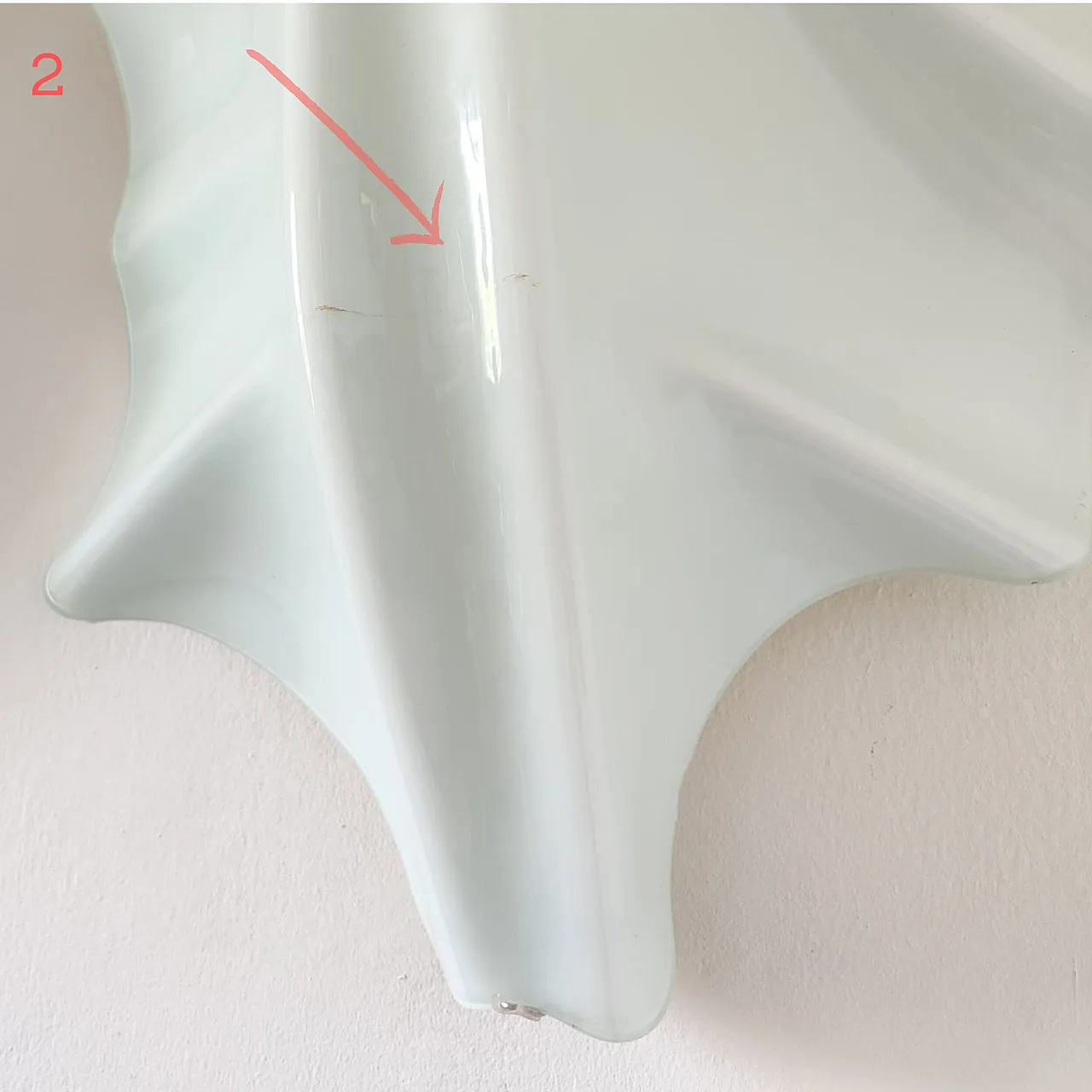 Pair of Murano glass sconces by Toni Cordero for Oluce, 2000s 6