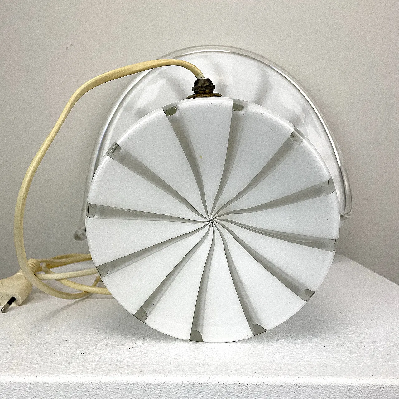 Lampada grande in vetro di Murano a forma di calla, Italia anni '80 13