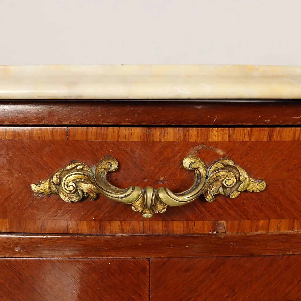 Pair of Louis XV style bedside tables by Stabilimento Grazioli Gaudenzi, early 20th century 5