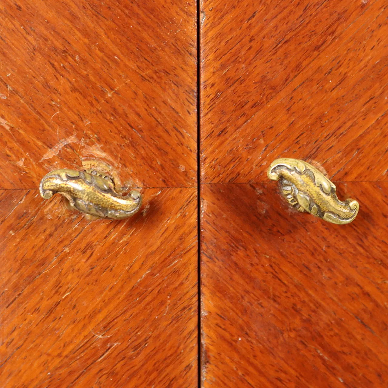 Pair of Louis XV style bedside tables by Stabilimento Grazioli Gaudenzi, early 20th century 10