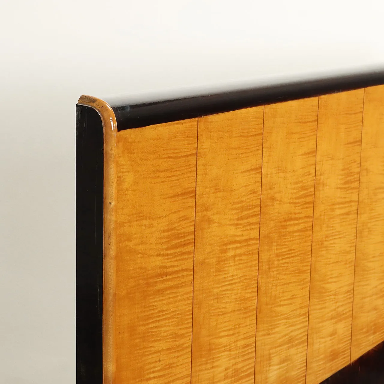 Letto matrimoniale in mogano impiallacciato, primo '900 4