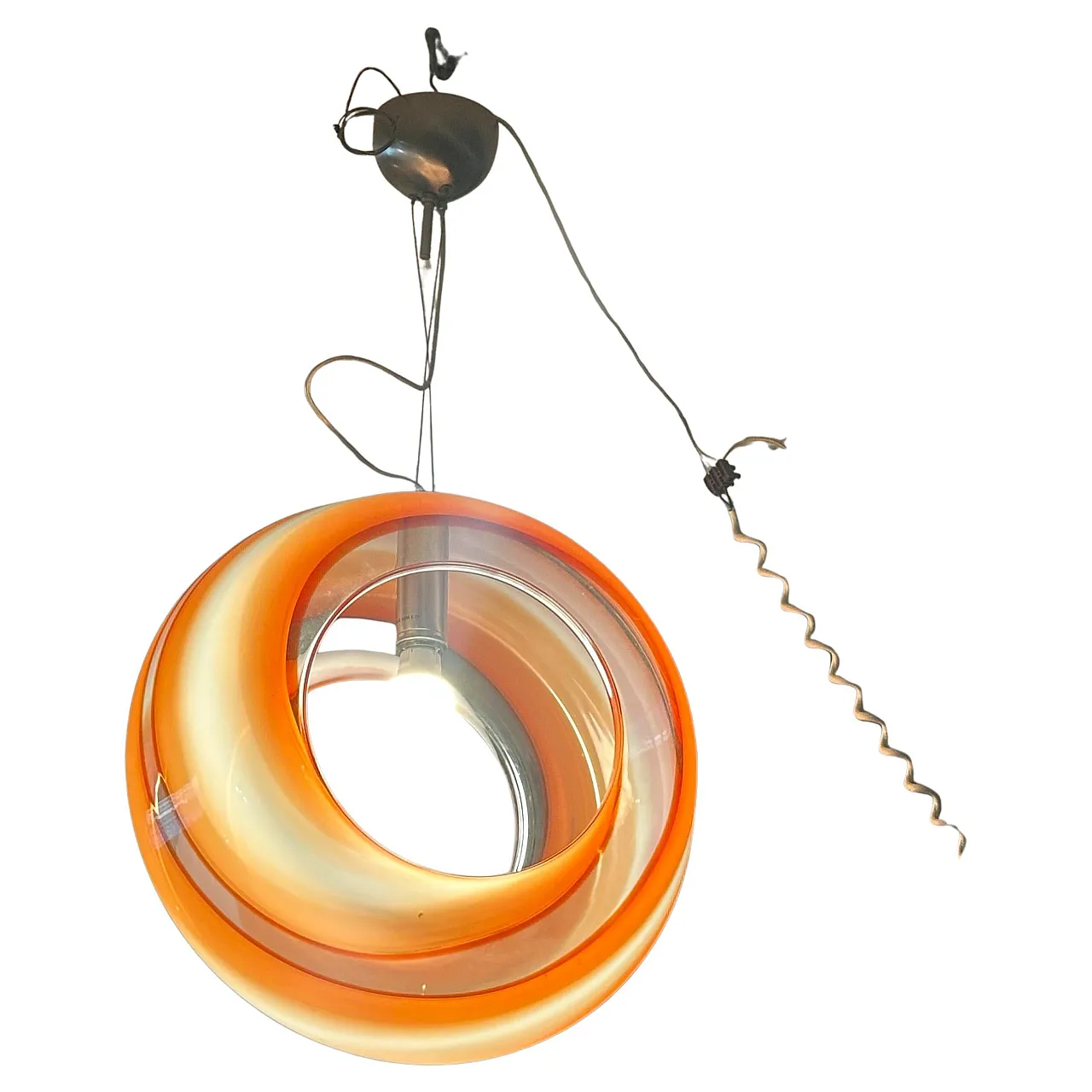 Lampadario in vetro di Murano di La Murrina, anni '80 1