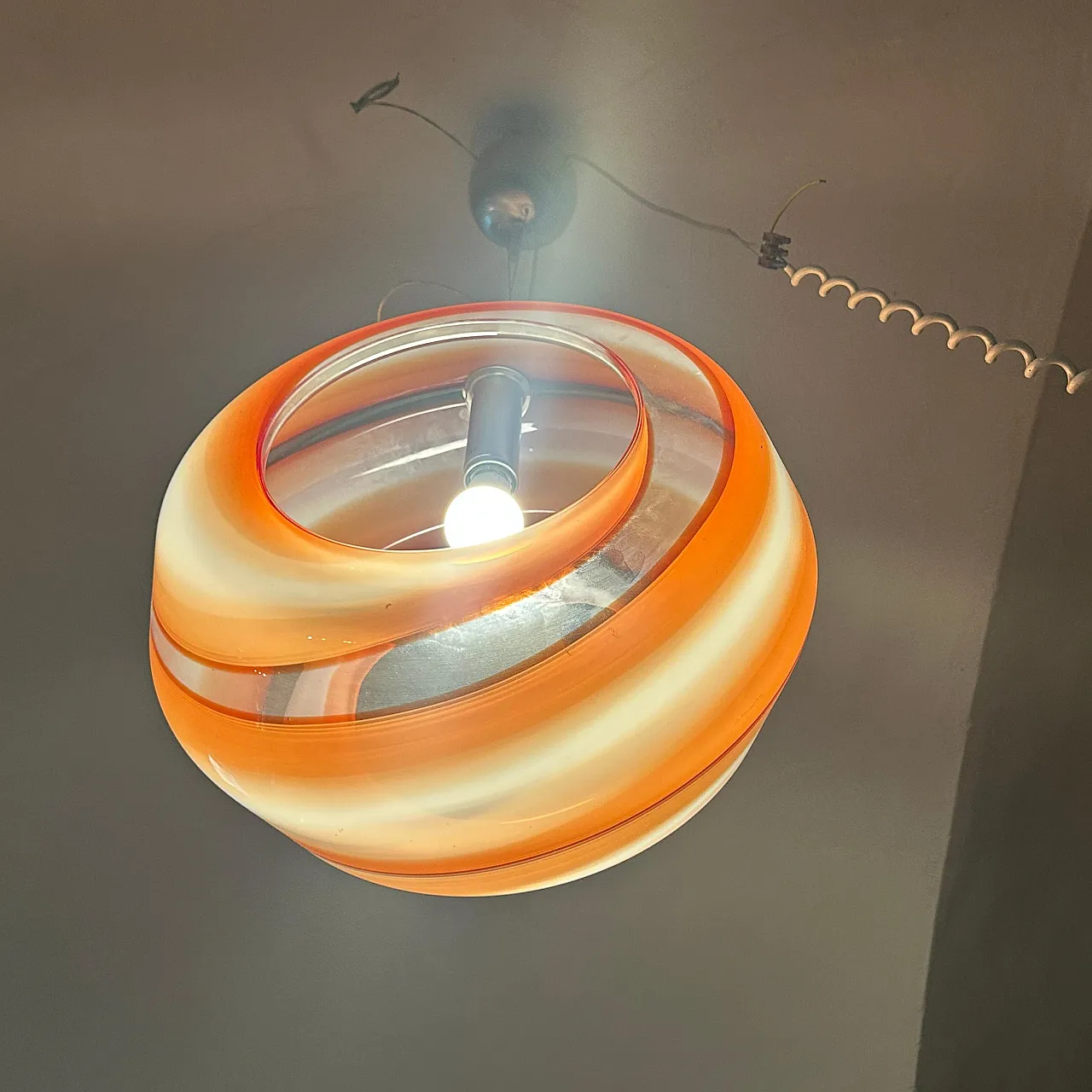 Lampadario in vetro di Murano di La Murrina, anni '80 2