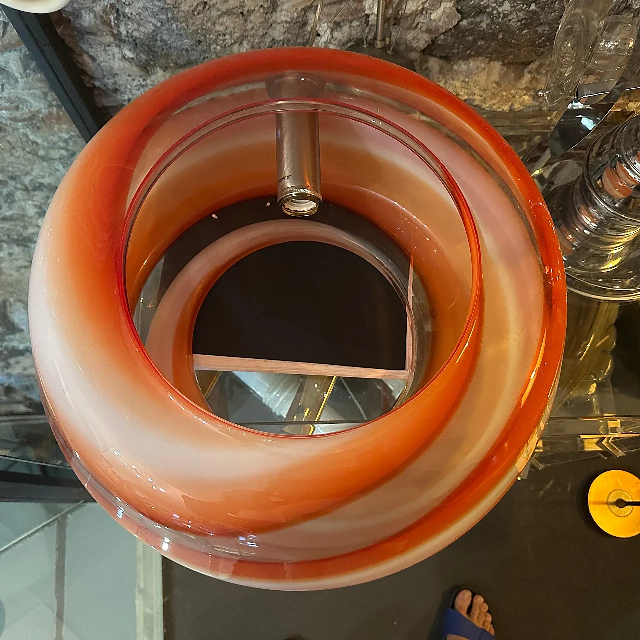 Lampadario in vetro di Murano di La Murrina, anni '80 6