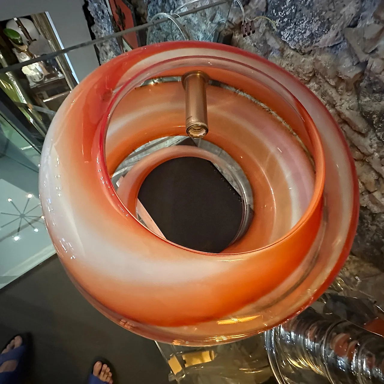 Lampadario in vetro di Murano di La Murrina, anni '80 8