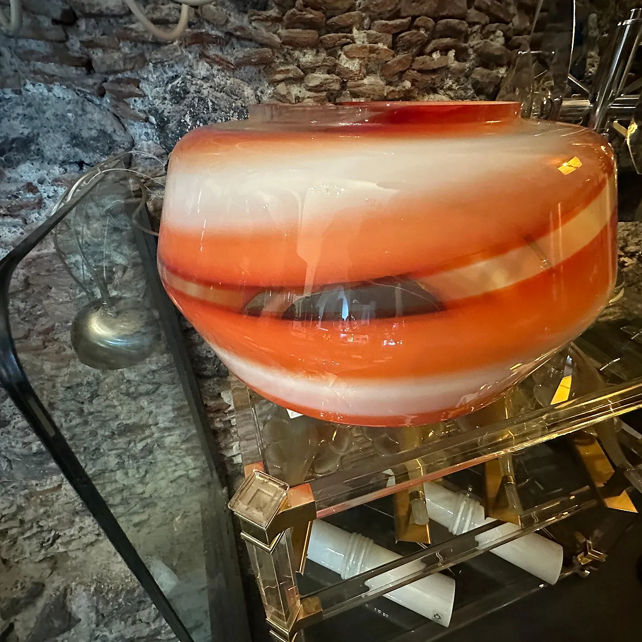 Lampadario in vetro di Murano di La Murrina, anni '80 9