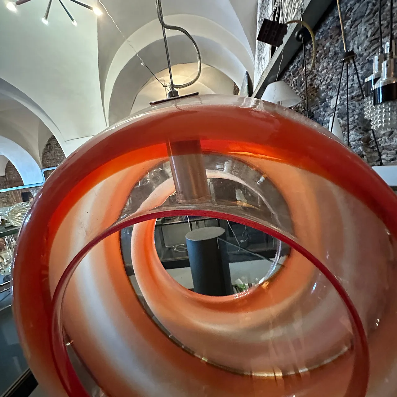 Lampadario in vetro di Murano di La Murrina, anni '80 10